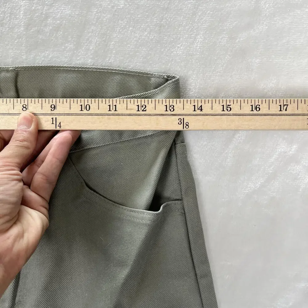 Vintage Levi's STA-PREST Pants Mens 27x29 Green Straight Wrinkle Resistant Big E